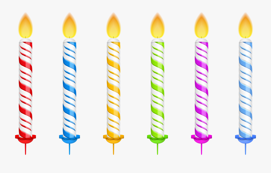 Clipart Birthday Candles - Vector Images Birthday Candles, Transparent Clipart