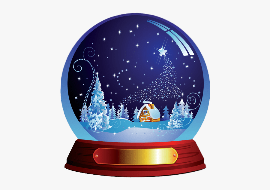 Thumb Image - Christmas Snow Globe Clipart, Transparent Clipart