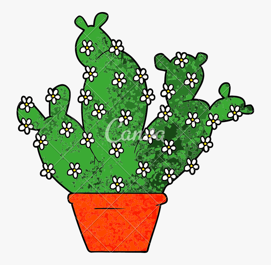 Transparent Cactus Clip Art - Illustration, Transparent Clipart