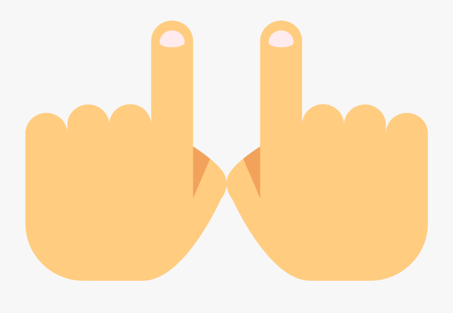 Two Hands Icon - Illustration, Transparent Clipart