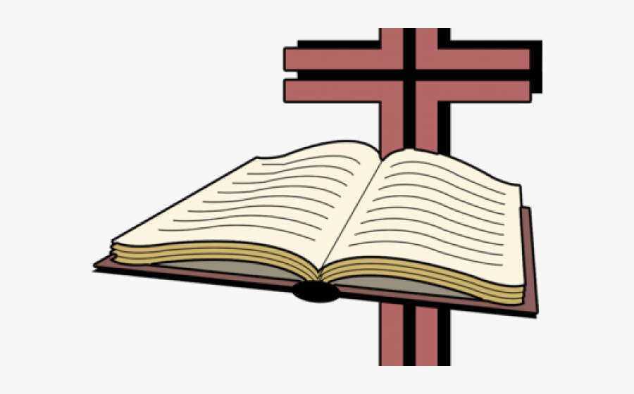 Clip Art Png Free Huge - Open Bible With Cross Clipart, Transparent Clipart