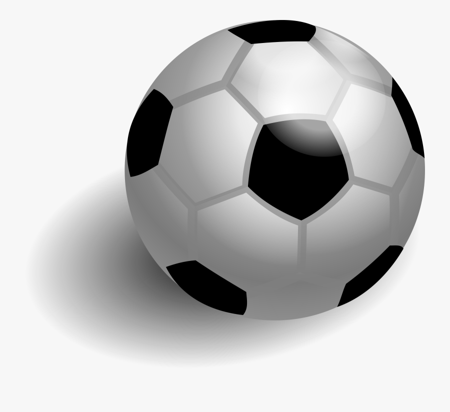 Free Soccer Ball With Shadow Clipart Clipart And Vector - Transparent Soccer Ball With Shadow, Transparent Clipart