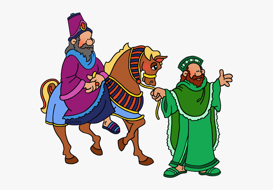 Bible Clip Art By Phillip Martin, Mordecai And Haman - Bible Stories Cliparts, Transparent Clipart