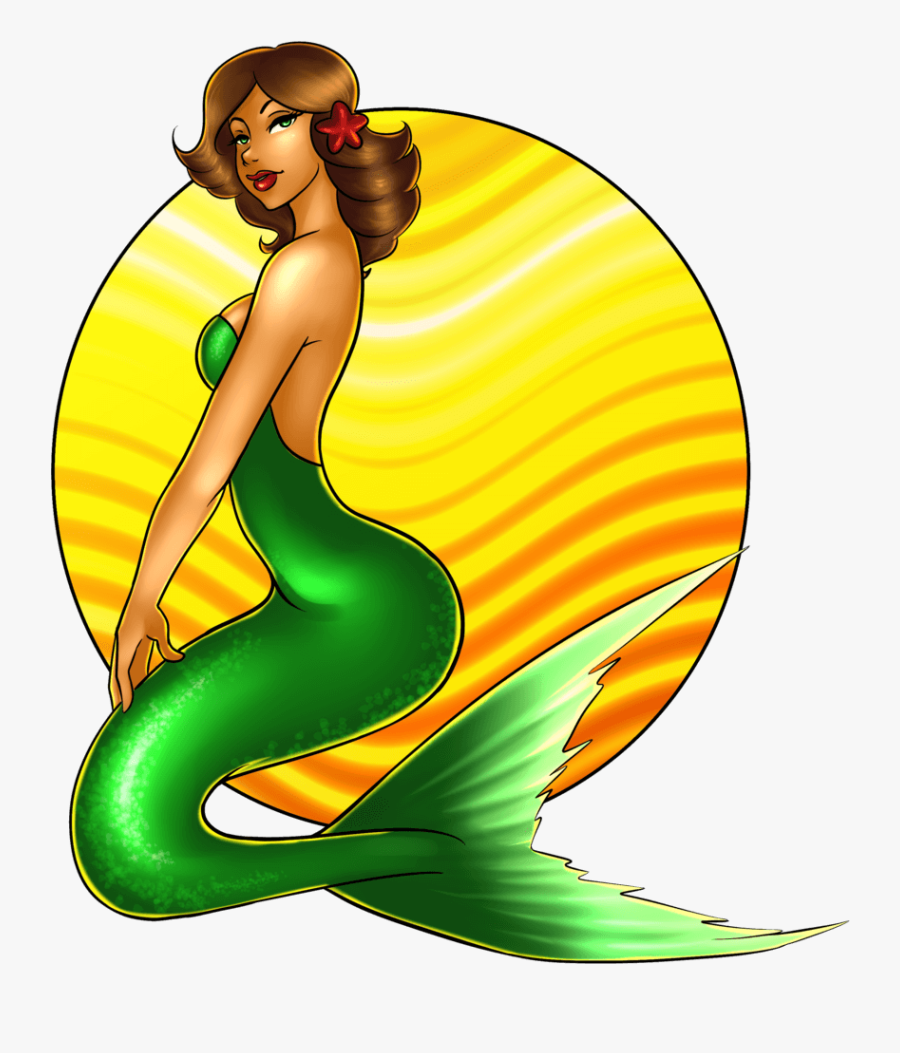 Transparent Mermaid Clipart - Portable Network Graphics, Transparent Clipart