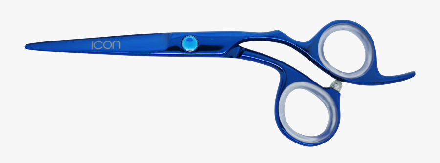 Products Icon Blue Crane Titanium Coated Hair - Blue Haircut Scissors Clipart, Transparent Clipart