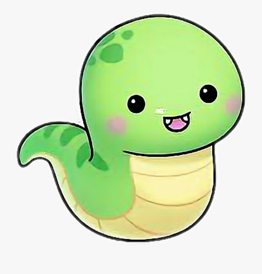 Snake Clipart Kawaii - Kawaii Snake, Transparent Clipart
