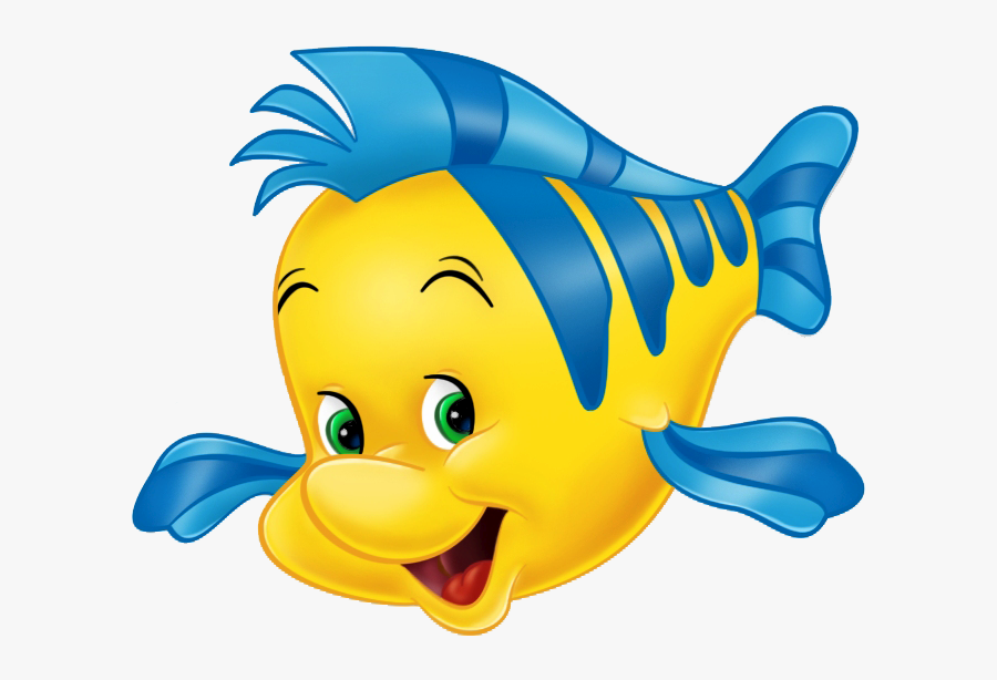 Flounder Little Mermaid Clipart - Flounder Little Mermaid, Transparent Clipart