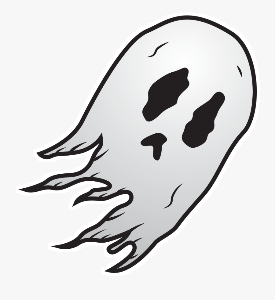 Sad Ghost Png Picture Transparent Library - Illustration , Free