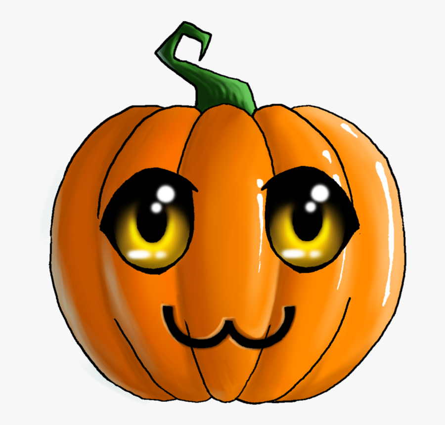 Cute Halloween Pumpkin Clipart, Transparent Clipart