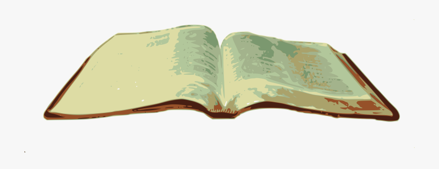 Clipart - Open Flat Bible Clipart, Transparent Clipart