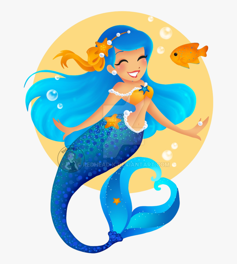 Mermaid Drawing Cliparts - Mermaid Drawing Clipart, Transparent Clipart