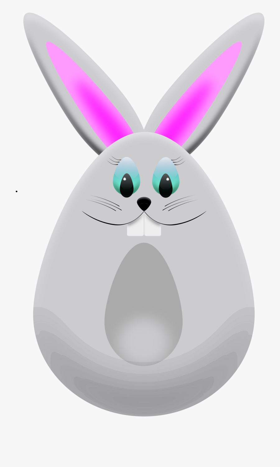 Transparent Easter Rabbit Png - Bunny Easter Eggs Clip Art, Transparent Clipart