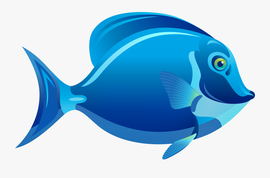 Blue Fish Png Clipart - Blue Fish Clipart Png, Transparent Clipart