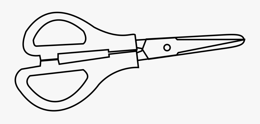 Scissors Clipart Drawing - Sketch, Transparent Clipart