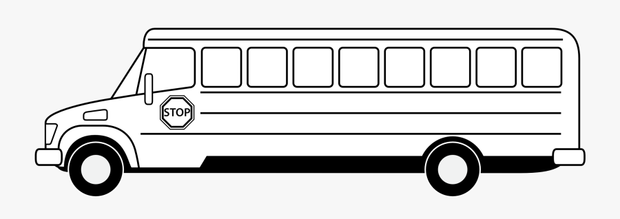 28 Collection Of School Bus Clipart Outline - Busses Clipart Black And White, Transparent Clipart