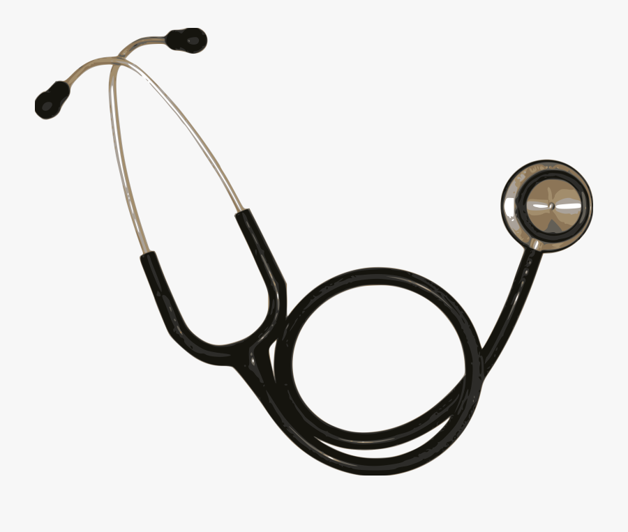 Stethoscope Clip Art Images Black And White Jan - Doctor Use To Check Heartbeat, Transparent Clipart