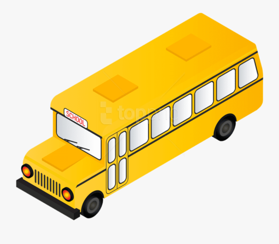School Bus Clipart Png - School Bus, Transparent Clipart