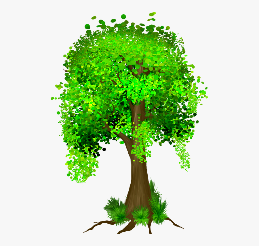 Money Tree With Falling Money, Transparent Clipart