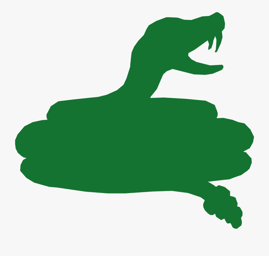 Snake Clipart Thumb - Silhouette Snake, Transparent Clipart
