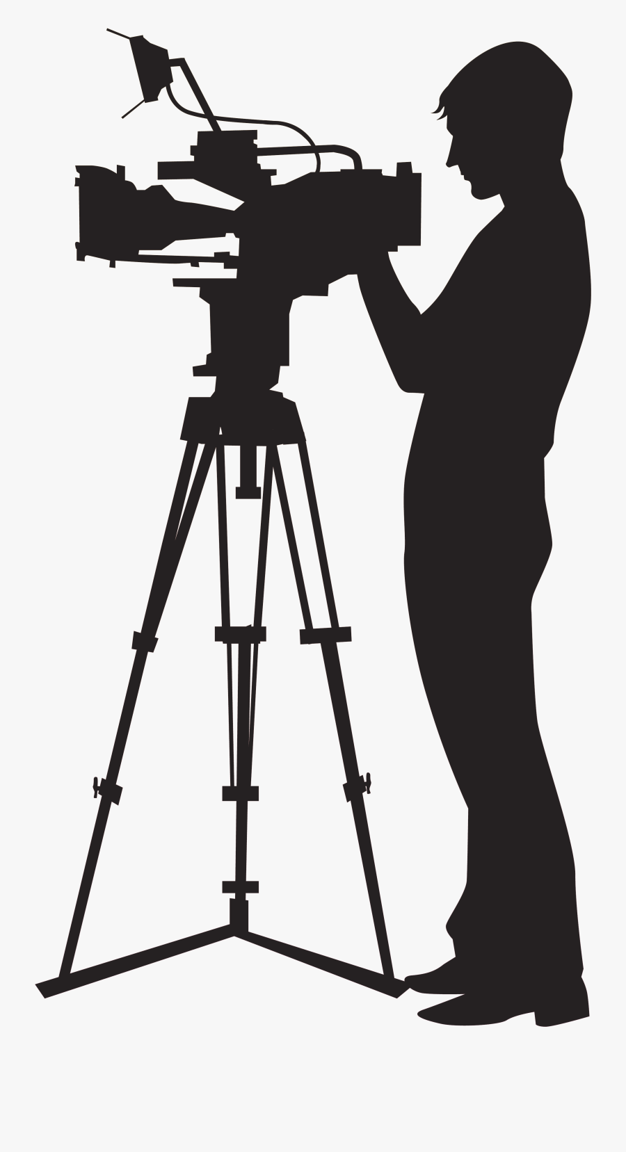 Camera Operator Video Camera Clip Art - Video Shooting Camera Png, Transparent Clipart