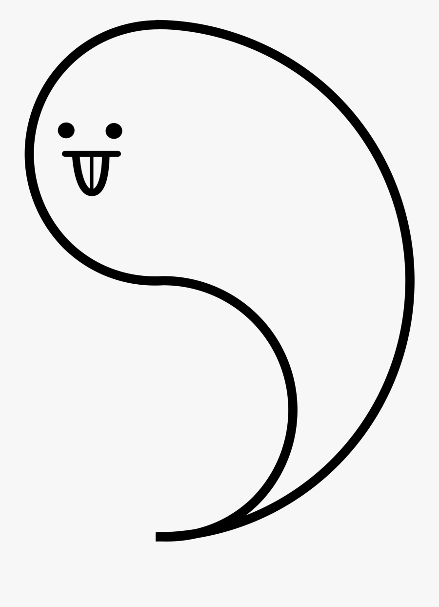 Simple Medium Image Png - Simple Ghost, Transparent Clipart