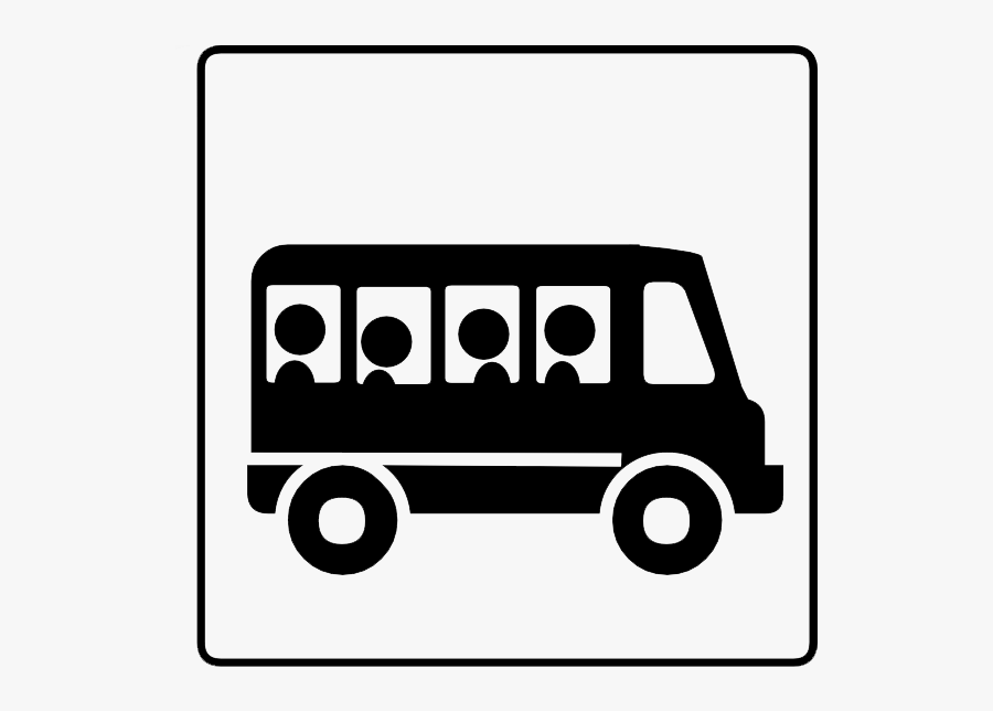 Free Vector Bus Icon, Transparent Clipart