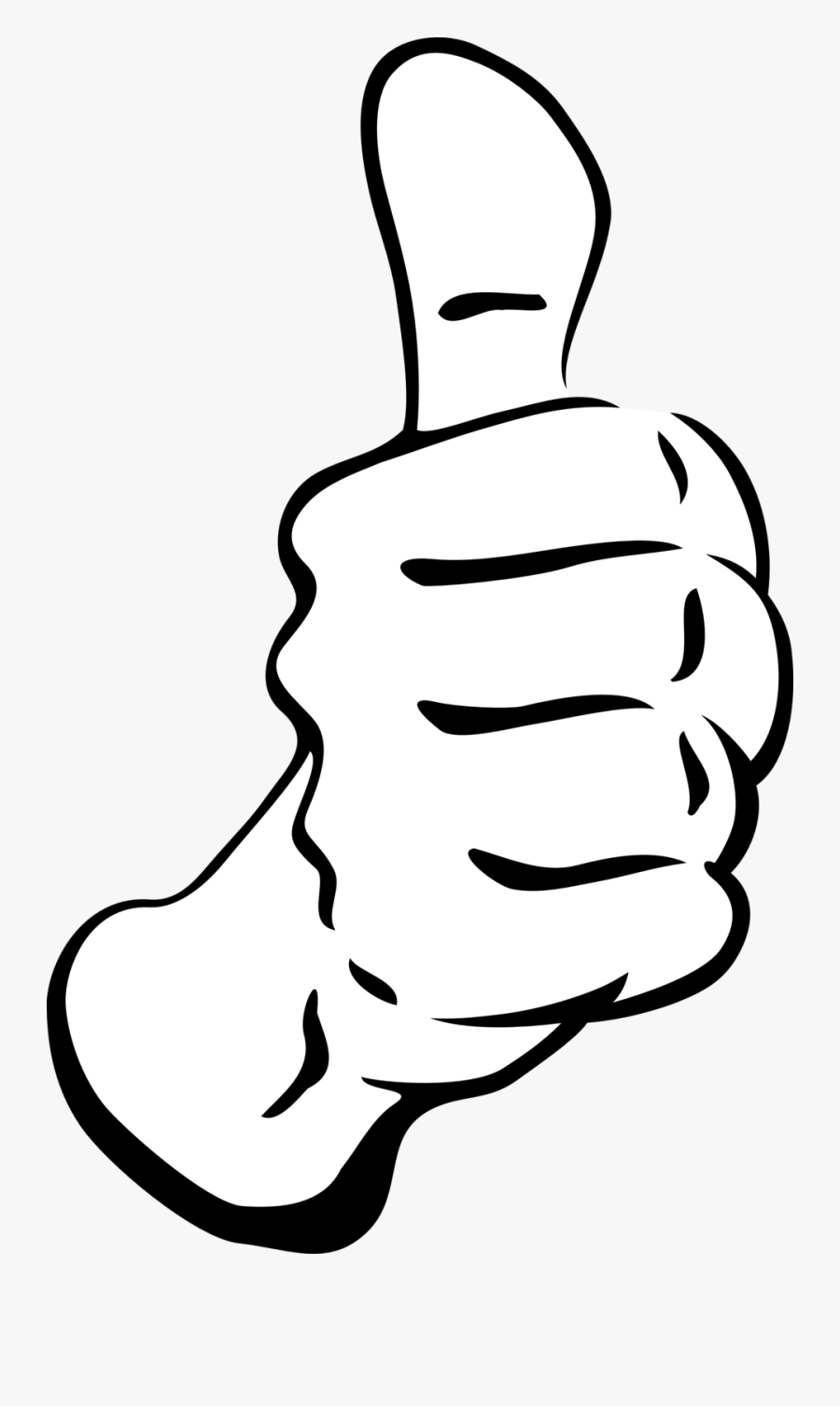 Thumbs Up Transparent - Thumbs Up Outline Png, Transparent Clipart