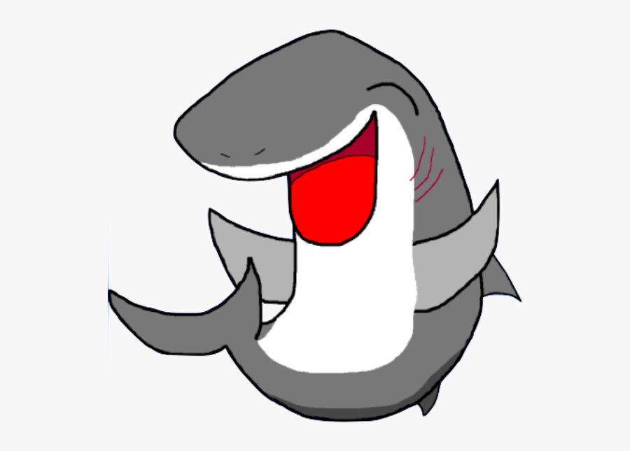 Smiling Shark Clipart No Watermark - Happy Shark Png, Transparent Clipart