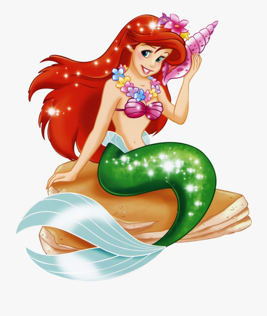Arielle Mermaid Princess Clipart - Ariel The Little Mermaid Clipart, Transparent Clipart