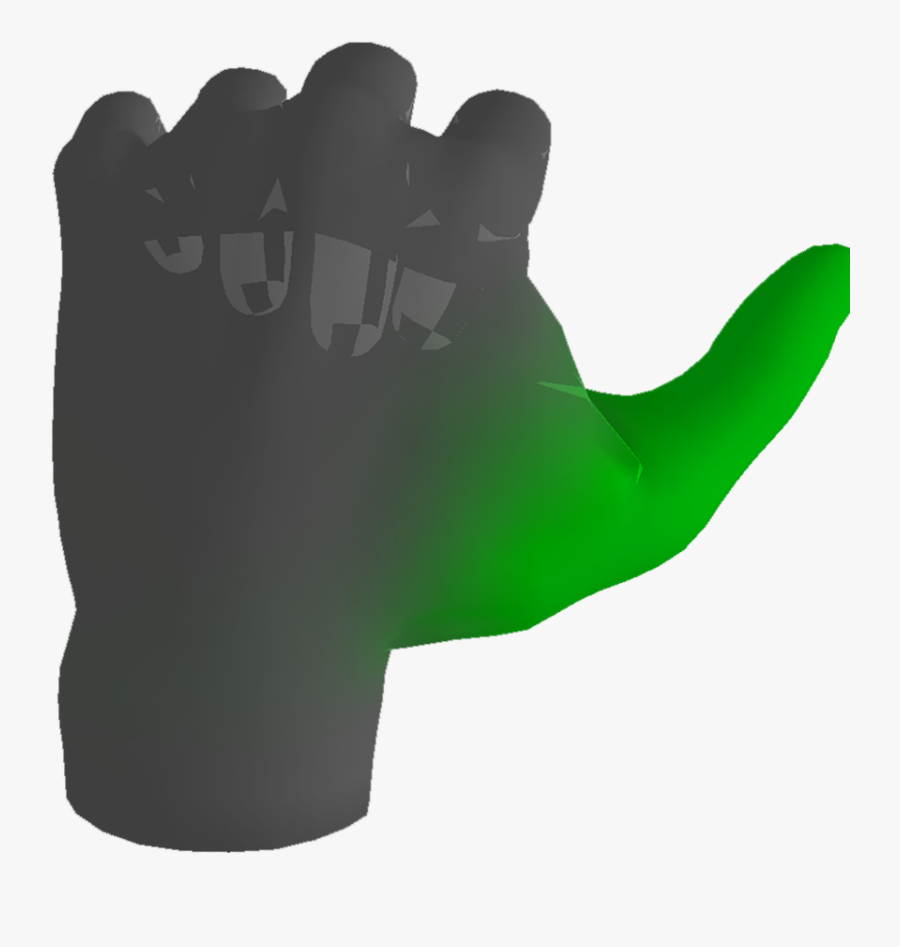 Left Thumb, Hand Closed, Transparent Clipart