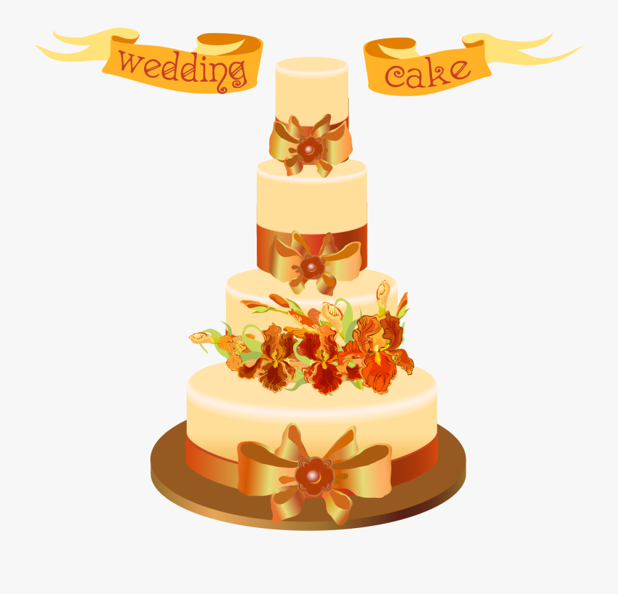 Wedding Cake Sugar Cake Birthday Cake Clip Art - Wedding Cake, Transparent Clipart