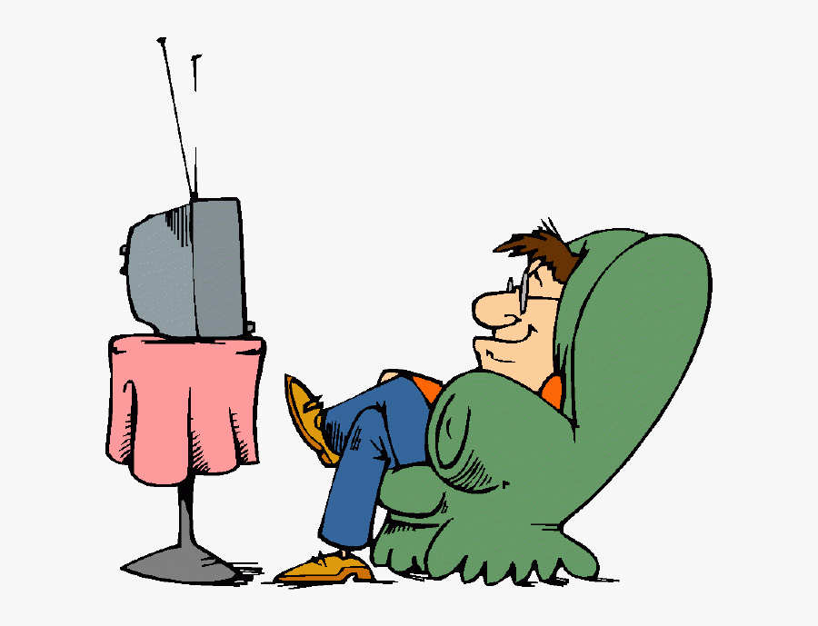 Clip Transparent Download Boy Watching Tv Clipart - Man Watch Tv Clipart, Transparent Clipart