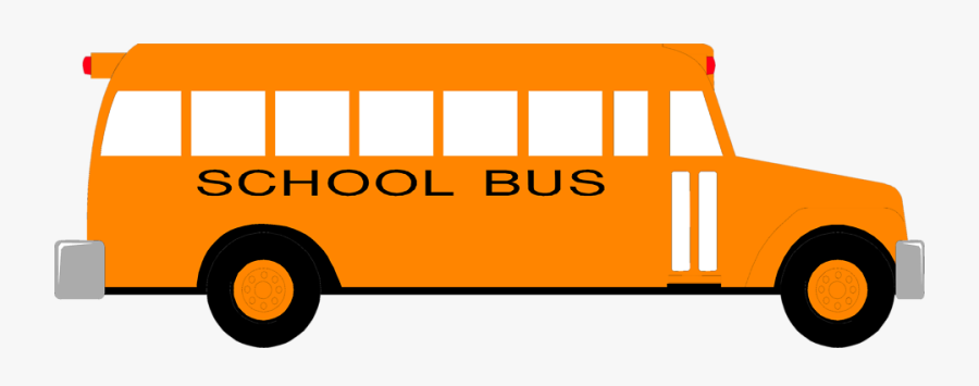 School Bus Transparent Background - School Bus Free Illustration, Transparent Clipart