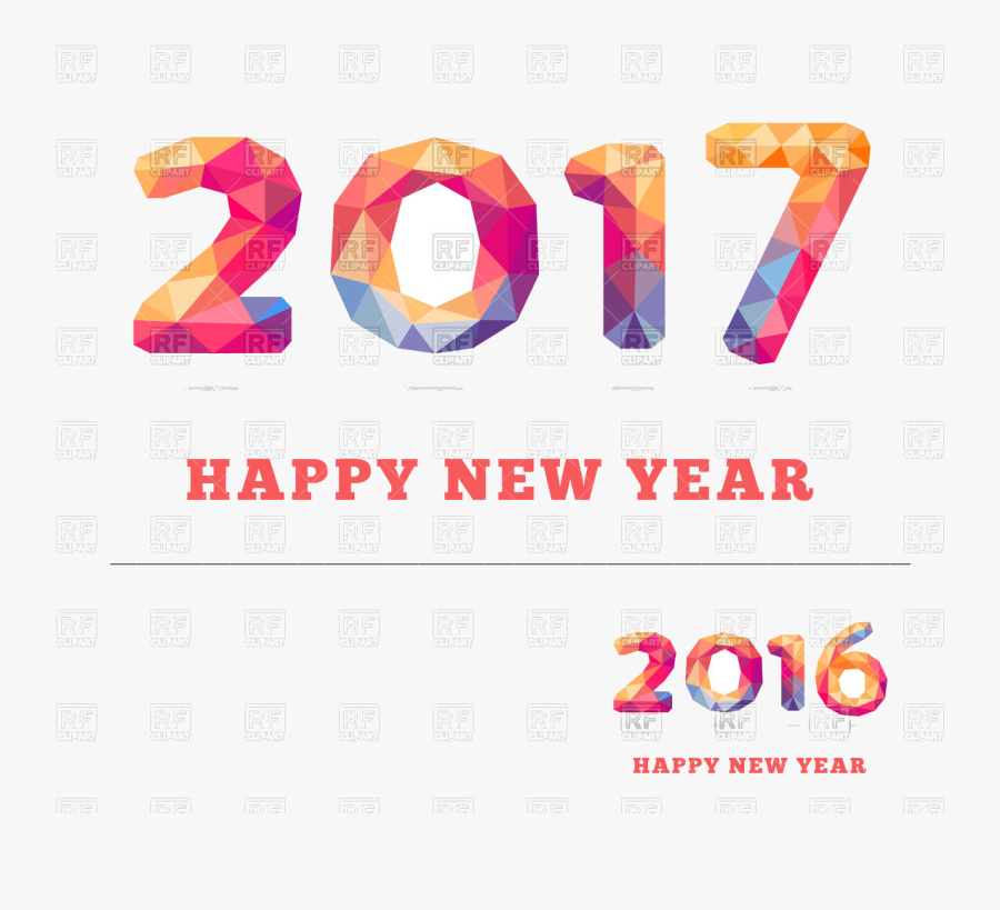 Happy,new Year Happy New Clipart Calendar Free On Transparent - 2017 Year Clipart, Transparent Clipart