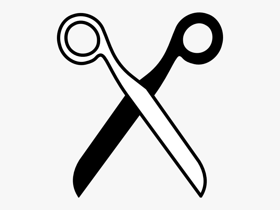 Transparent Scissors Clipart Png - Black And White Scissors, Transparent Clipart