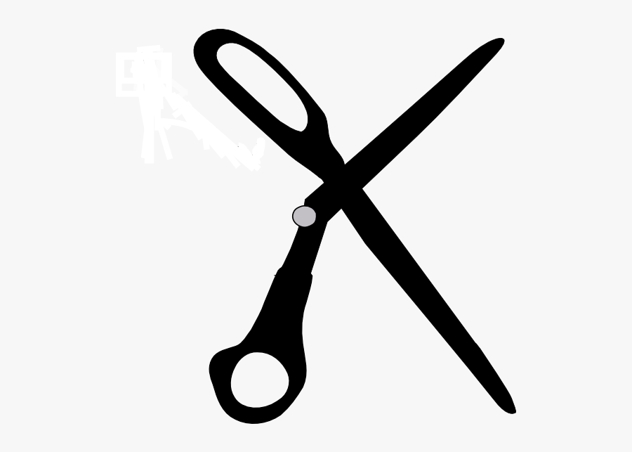 K Letter Design Scissor, Transparent Clipart