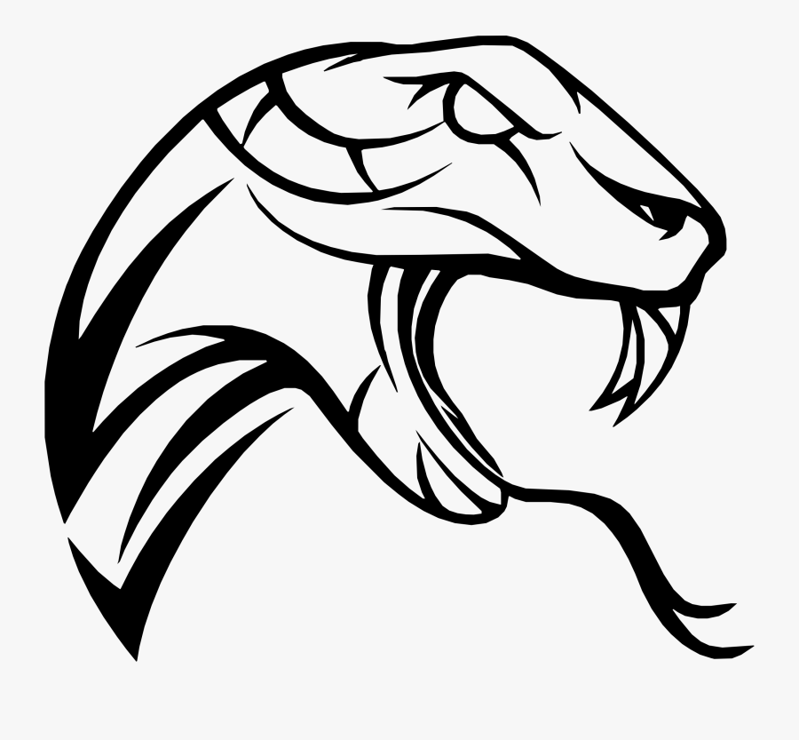 Big Image Png - Snake Head Vector Png, Transparent Clipart