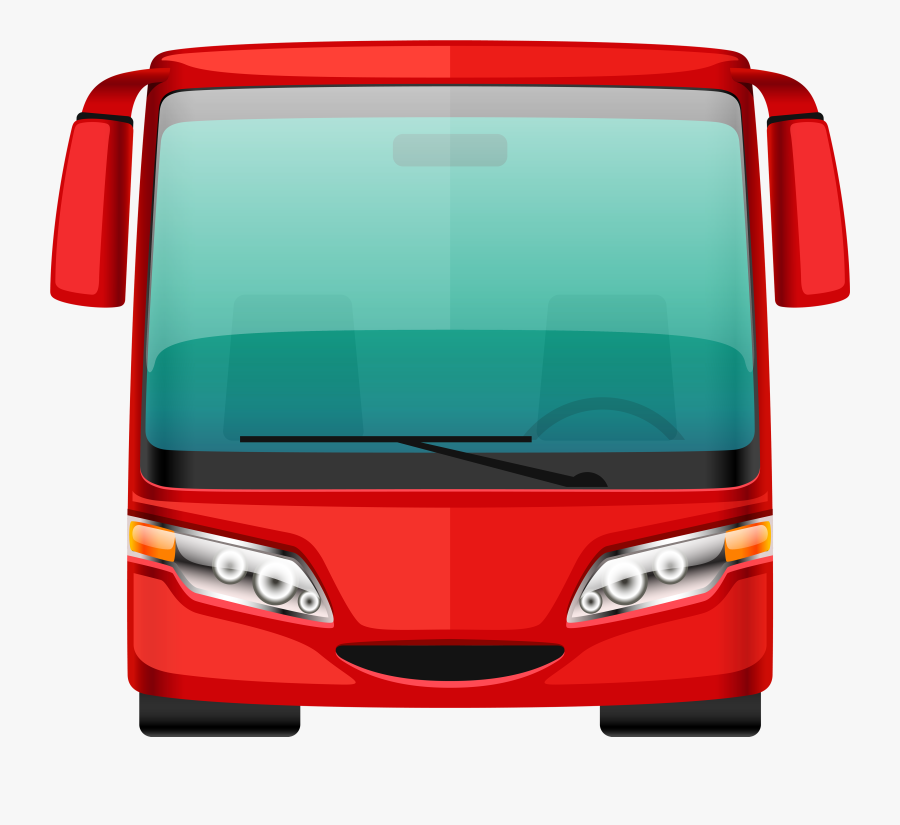 Red Bus Png Clipart, Transparent Clipart