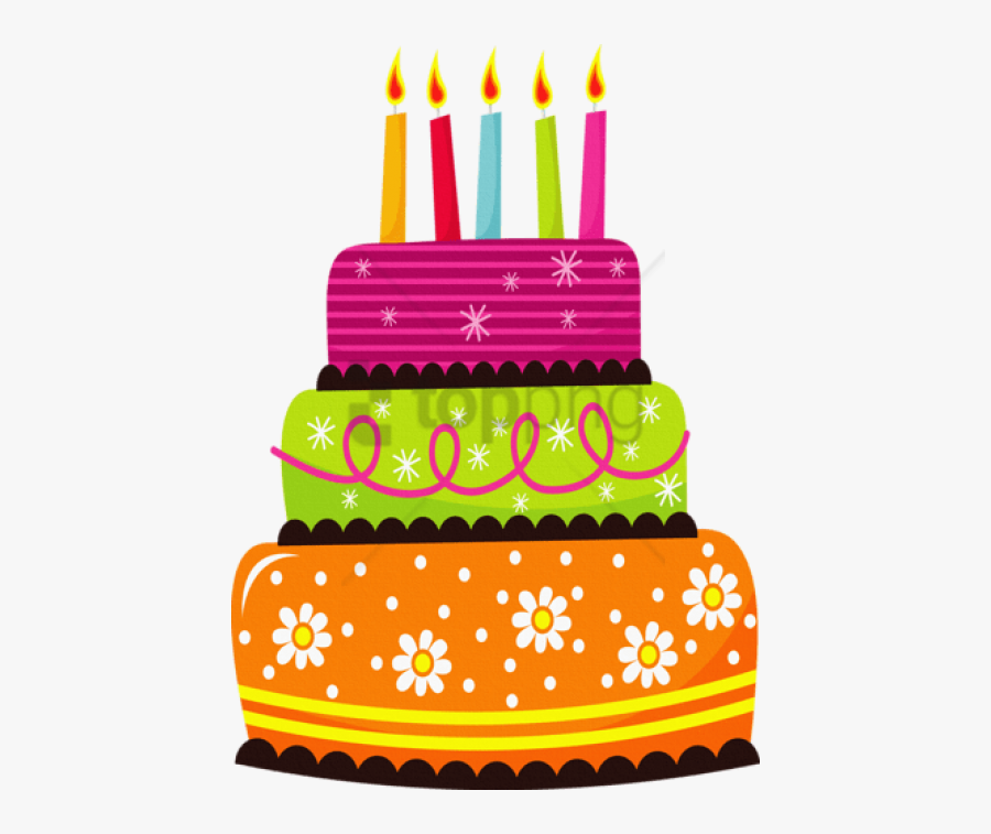 Birthday Cake Cliparts Png Transparent Background - Transparent Background Birthday Cake Png, Transparent Clipart