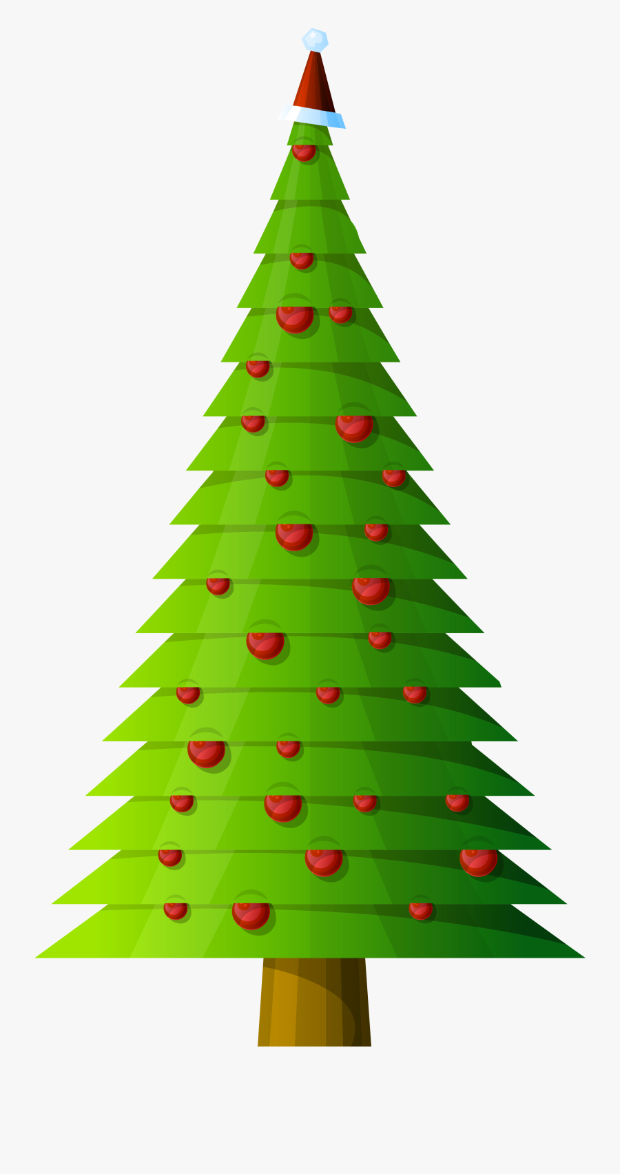 Christmas Tree Modern Style Transparent Png Clipart - Royalty Free Christmas Trees, Transparent Clipart