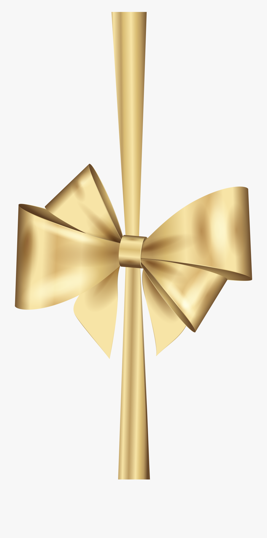 Gold Bow Png - Gold Bow Clip Art, Transparent Clipart