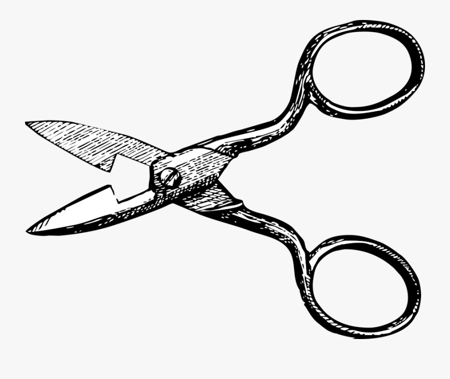 Buttonhole Scissor Clipart, Transparent Clipart