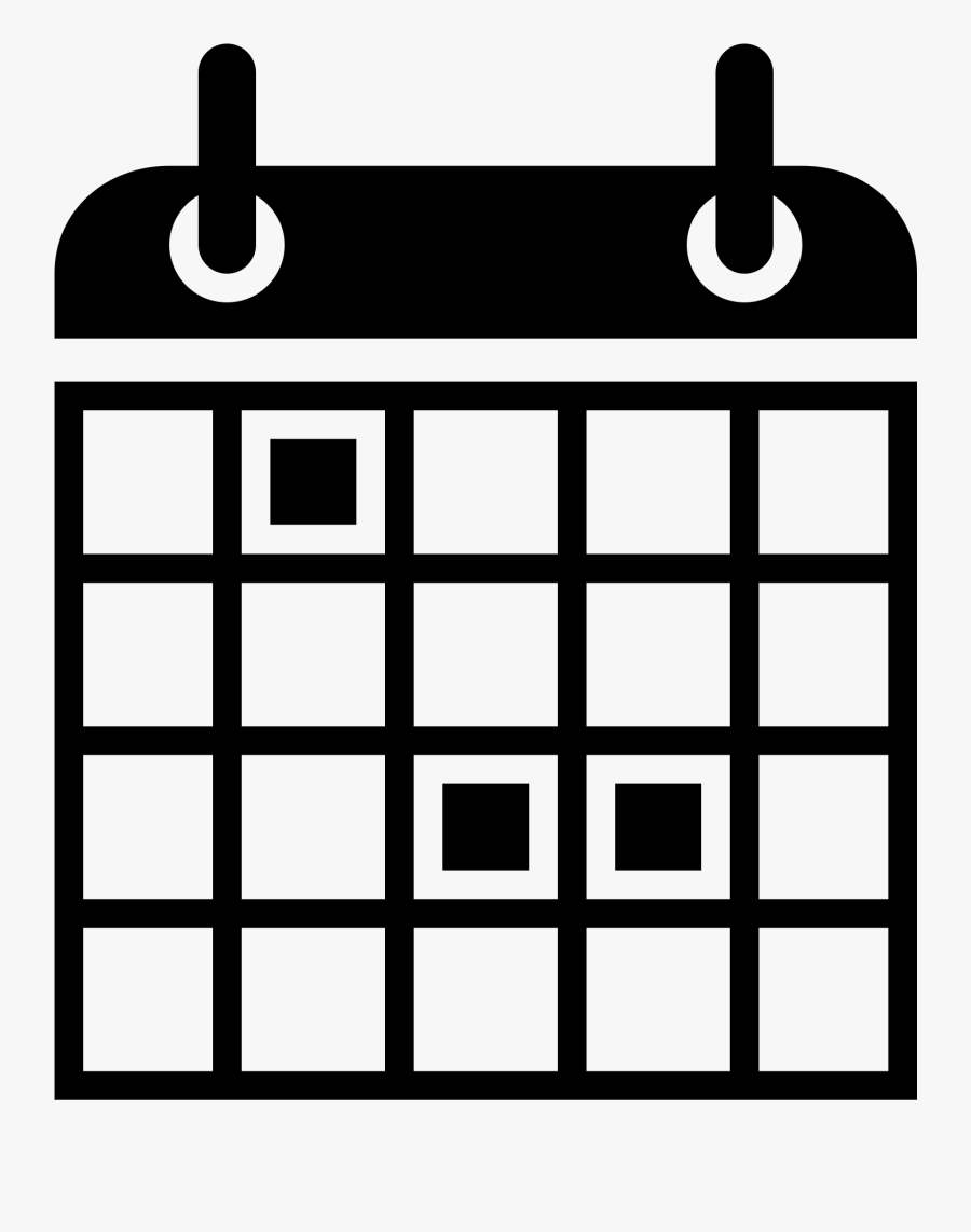 Digital Calendar With Appointments Icon - Calendar Icon Free Png, Transparent Clipart