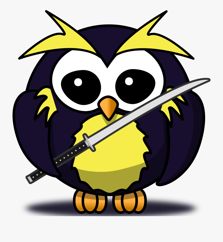 Owl Ninja Image Png - Openclipart Org, Transparent Clipart