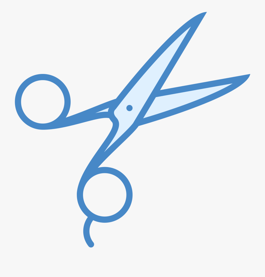Barber Scissors Icon - Vector Png Scissor Art, Transparent Clipart