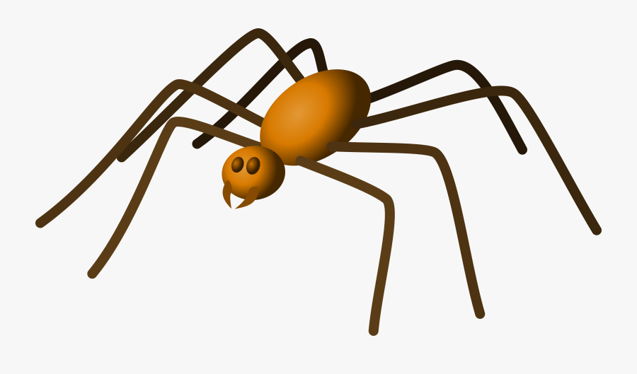 Brown Spider Clip Art, Transparent Clipart