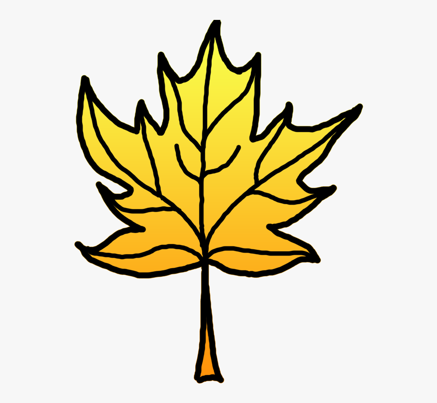 Leaves Clipart Yellow Leaf - Nacrtati List Od Drveta, Transparent Clipart