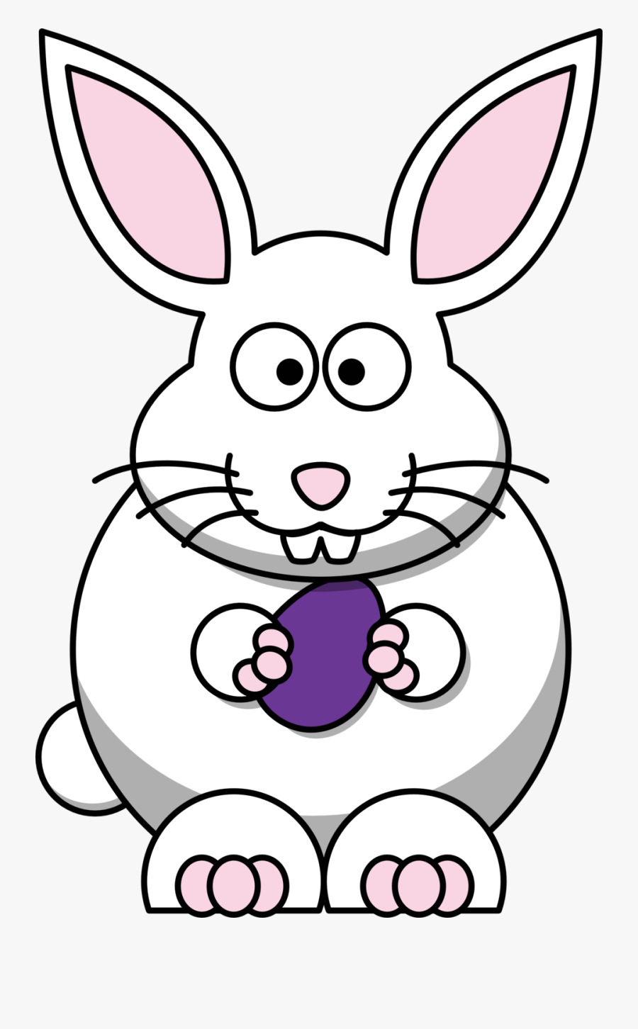 Clip Art Year Rabbit 2 11 Easter Easter - Cartoon Rabbit Clipart, Transparent Clipart