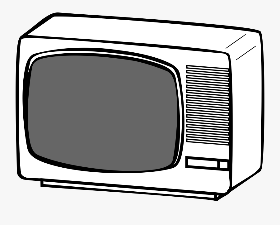 Clipart Tv Square - Black And White Images Of Television, Transparent Clipart
