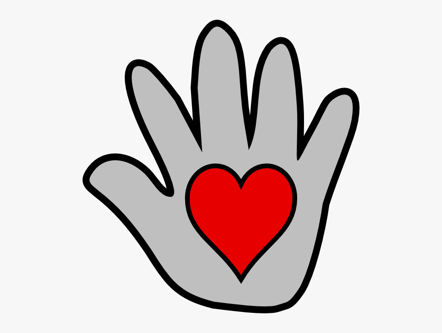 Clip Art Jpg Library Download In - Hand With Heart Clipart, Transparent Clipart